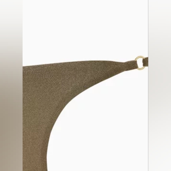 NWT PQ Swim Women's Bikini 2 Piece Gold Swimsuit Sz M - Picture 9 of 16